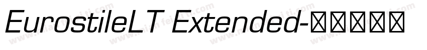 EurostileLT Extended字体转换